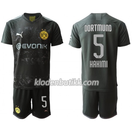 Borussia Dortmund HAKIMI 5 Barn Bortedraktsett 2019-2020 Kortermet (+ Korte bukser)
